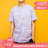 Converse匡威 男子logo字母印花T恤 透气舒适运动休闲短袖 10008548
