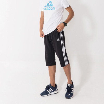 阿迪达斯adidas男装跆拳道短裤夏装七分裤运动透气中裤-PN10030MA-7-BW