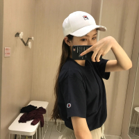 champion 冠军 纯色修身基础款经典T恤短袖T425BK