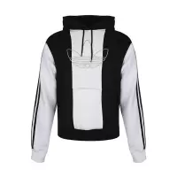阿迪达斯三叶卫衣男装2019秋冬季新款运动服拼接套头衫ED6247