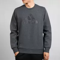 Adidas/阿迪达斯2020秋季新款男卫衣棉质圆领休闲套头衫EH3818