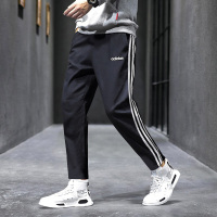 Adidas阿迪达斯男裤运动裤旗舰正品裤子男休闲直筒长裤FI7164