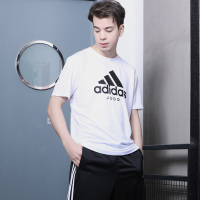adidas阿迪达斯运动休闲T恤男女同款圆领短袖 ADICTJ-WB-1