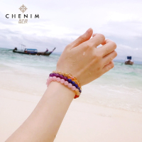 晶石灵 坠入人间的彩虹天然多宝三圈手串手链手珠饰品高颜值礼物