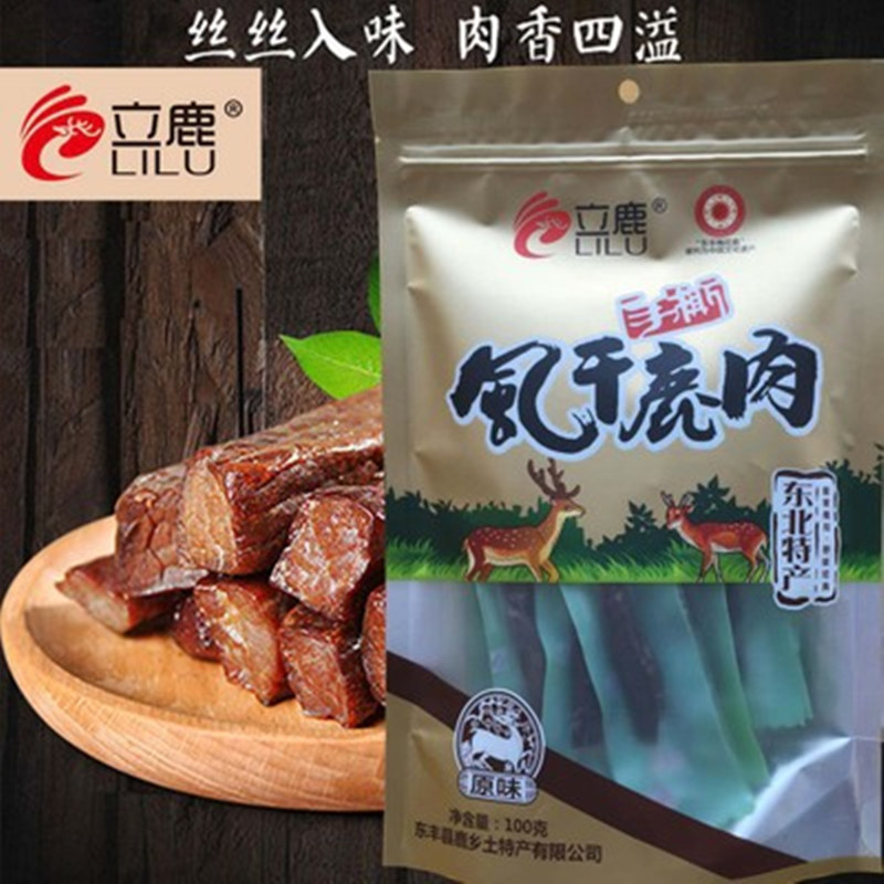 立鹿100g风干鹿肉东北长白山特产手撕经典休闲