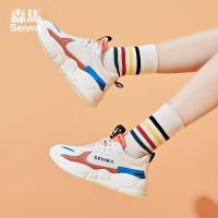 森马运动鞋女夏秋季透气跑步ins韩版百搭显瘦学生软底轻便网面鞋