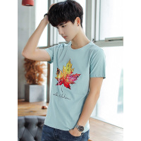 太子龙正品男装2018夏季新款短袖t恤圆领打底衫韩版体恤上衣服半袖男装潮流