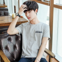 太子龙正品男装夏季男士圆领T恤潮男装韩版半袖青年学生印花短袖打底衫