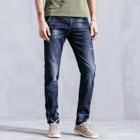 太子龙正品男装春季牛仔裤男休闲修身小脚裤青年弹力男士牛仔裤长裤子
