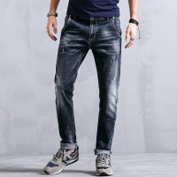 太子龙正品男装春季牛仔裤男士弹力修身小脚裤青年长裤子韩版潮流百搭
