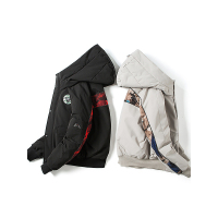 太子龙正品男装2018冬装面包服潮男短款加厚迷彩羽绒服男外套男连帽羽绒