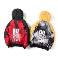 太子龙正品男装2018冬装迷彩面包服潮男短款加厚羽绒服男外套男连帽羽绒