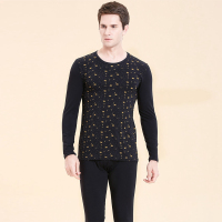 红豆(HODO)男士内衣棉氨秋衣秋裤星空印花保暖内衣套装