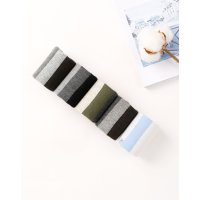 【五双装】红豆HODO男袜 纯棉春夏男士袜子 男袜 全棉中筒短袜 防臭吸汗棉袜