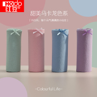 红豆居家(Hodohome)4条装性感蝴蝶结内裤女纯棉中腰内裤甜美透气柔棉女士内裤