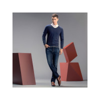 传奇保罗男士商务时尚休闲薄款针织衫517706