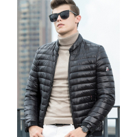 传奇保罗轻薄羽绒服男 冬季男士修身立领保暖外套秋冬款Y18D077