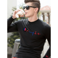 传奇保罗羊毛衫男 冬季圆领套头针织衫韩版潮流时尚休闲绣标毛线衣Z18Q602