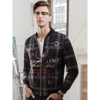 北极绒男士夹克春秋男士薄款夹克男韩版潮流男装修身棒球服