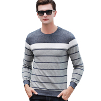 北极绒男士长袖T恤春秋男士中青年polo衫休闲装宽松卫衣