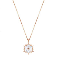 SWAROVSKI/施华洛世奇 唯美雪花浪漫百搭项链锁骨链 人造水晶 送恋人 5428432