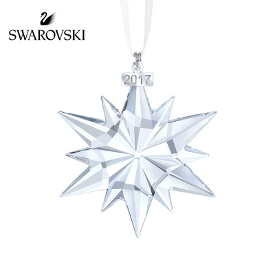 SWAROVSKI施华洛世奇17年透明大雪花水晶挂饰车挂5257589