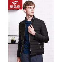 红豆相思鸟（xiangsiniao）男士冬季修身常规短款三色羽绒服男TY239