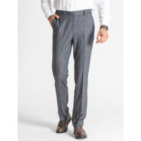 红豆集团旗下相思鸟(xiangsiniao)男士西裤亚麻灰薄款经典百搭西裤男FK415B