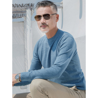 红豆相思鸟(xiangsiniao)男士针织衫多色圆领百搭经典款毛衣针织衫男