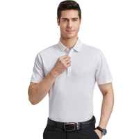 红豆相思鸟男装夏季新品纯色商务休闲百搭男士短袖POLO衫