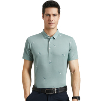 红豆相思鸟国民男装夏季新品商务休闲百搭耐磨男士短袖POLO衫