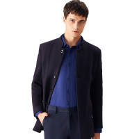 红豆相思鸟男装男士风衣韩版冬季常规款毛呢大衣呢子外套2020新款男装潮流休闲