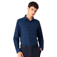 红豆相思鸟国民男装衬衫男长袖修身商务正装帅气寸衬衣男士休闲工装男韩版潮流