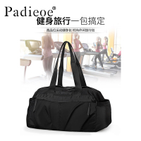 旅行包男出差手提包大容量短途旅游袋运动行李袋健身包单肩斜挎包黑