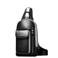 【顺丰配送】男士胸包真皮胸包男潮牌胸前包男士斜挎胸包男包胸包男款胸包真皮男士单肩包男士背包YB141208