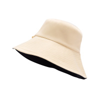 【顺丰配送】双面可戴渔夫帽小清新印花小菊花刺绣帽子女夏季薄款紫外线遮阳帽AMZ200593MB