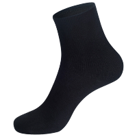 【顺丰配送】【10双装】袜子男士黑色中筒袜运动舒适透气休闲商务男袜春夏秋冬四季款纯色棉袜子GNW-002-10