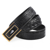 【顺丰配送】鳄鱼皮男士皮带男式皮带鳄鱼皮板扣男士裤带男式裤带鳄鱼皮男士裤腰带鳄鱼皮男式裤腰带PD190303-2