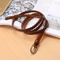 编织小裙带女土女装牛仔裤腰带连衣裙裤带针扣女士皮带百搭裤腰带