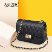 LUCKYER BEAUTY/天娇美奴新款少女单肩斜挎包时尚百搭简约小包