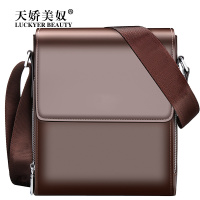 帕迪欧单肩包男士包包新款潮斜挎跨包男包商务休闲背包韩版