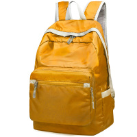 【顺丰配送】双肩背包男潮流旅行双肩包潮牌电脑包男旅行包男书包时尚潮流男士双肩包男士背包SJ170463QH浅黄色