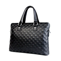 【顺丰配送】手提包男士包包头层牛皮真皮包商务休闲单肩包大容量横款公文包男NB200347-1H