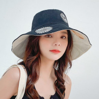 【顺丰配送】帽子女夏天遮阳帽韩版百搭防紫外线遮脸户外渔夫帽太阳出游防晒帽MZ201717