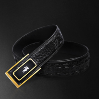 【顺丰配送】鳄鱼皮男士皮带男式皮带鳄鱼皮板扣男士裤带男式裤带鳄鱼皮男士裤腰带鳄鱼皮男式裤腰带TPD190303-2
