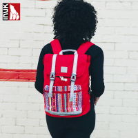 Inuk加拿大萨米图腾系列双肩包 民族印花大容量旅行双肩包