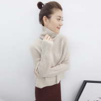 BOBOWALTZ春夏装女2019新款欧货 韩版加厚高领打底粗针织衫毛衣套头B172f1738p1411