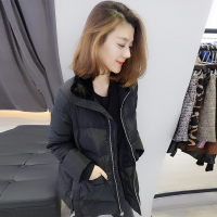梵莉思欧洲站2019冬装欧韩版黑色短款小个子宽松显瘦羽绒服女F172g1705p3330
