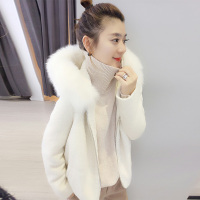 BOBOWALTZ欧洲站春夏装女2019新款欧货 韩版宽松百搭连帽毛领短款外套B172f2473p3010