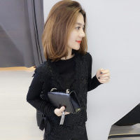 BOBOWALTZ欧洲站春夏装女2019新款欧货韩版宽松无袖蕾丝打底马甲外套B181k00218p1330